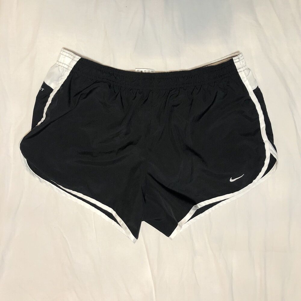 Nike TWO IN ONE RUNNING Compression SHORTS Black 399829-010 Large VVV17